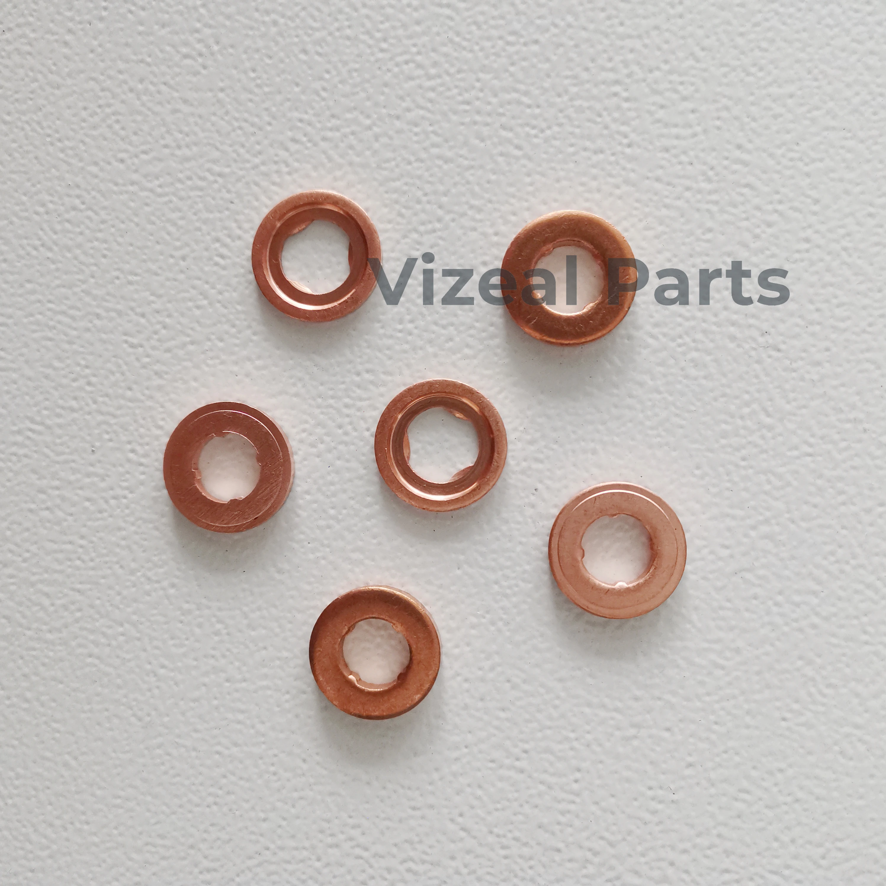 20PCS/50PCS/100PCS Fuel Injector Seal Ring Shims F00VP01004 33818-3A000 059130519 Gasket Copper Washer For Audi VW Skoda HYUNDAI