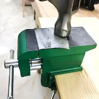 Table Bench Vise Bench Vise Jewelers Hobby Clamp  Multifunctional Vise Clamp-On Bench Vise with Large Anvil Mini Hand Supplies 1
