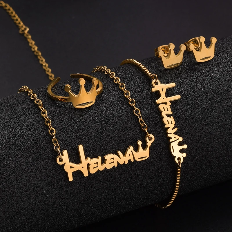Gold Chain Personalized Kids Jewelry 14K Gold Kids Cuban Link