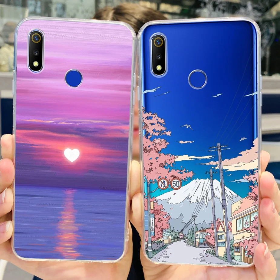 Luxury Art Painted Soft Silicone Phone Case - Elegant Protective Cover