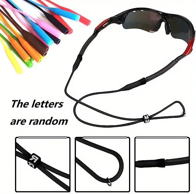 Adjustable Silicone Sunglasses Retainer Straps