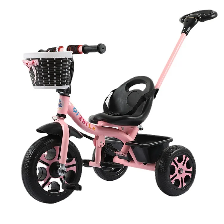 Children's Tricycle Folding Can Lie Down 1-3-6 Years Old Children's Bicycle Baby Trolley Baby Bicycle children tricycle