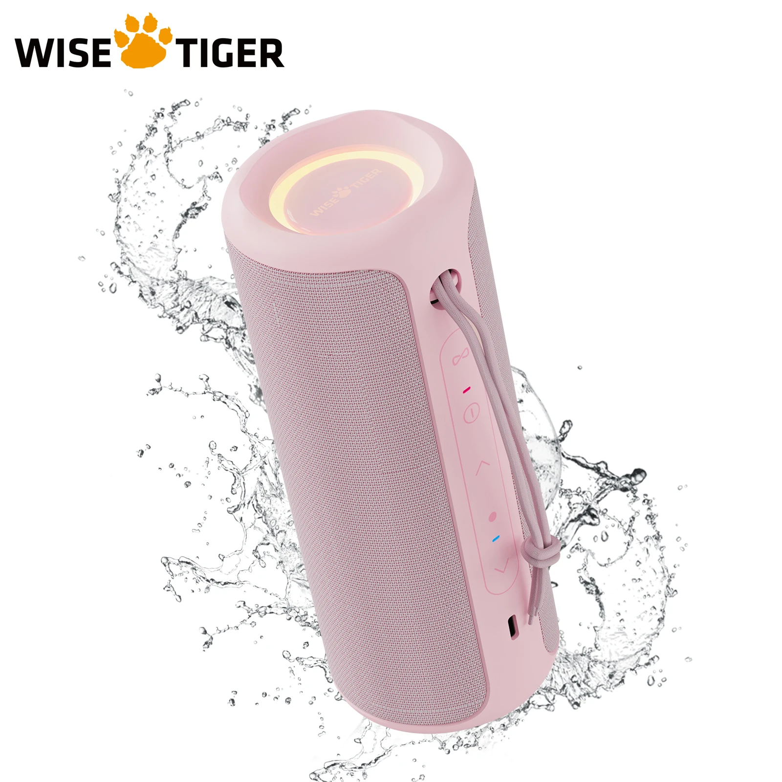 

WISETIGER P3 Portable Bluetooth Speaker IPX7 Waterproof Sound Box 30W Subwoofer with Microphone for Home, Outdoor and Travel