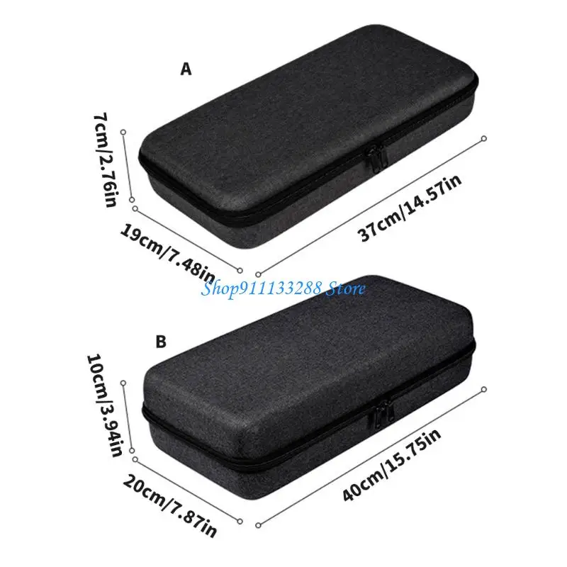 Shockproof Travel Storage Bag for Wireless Ergonomic Keyboards