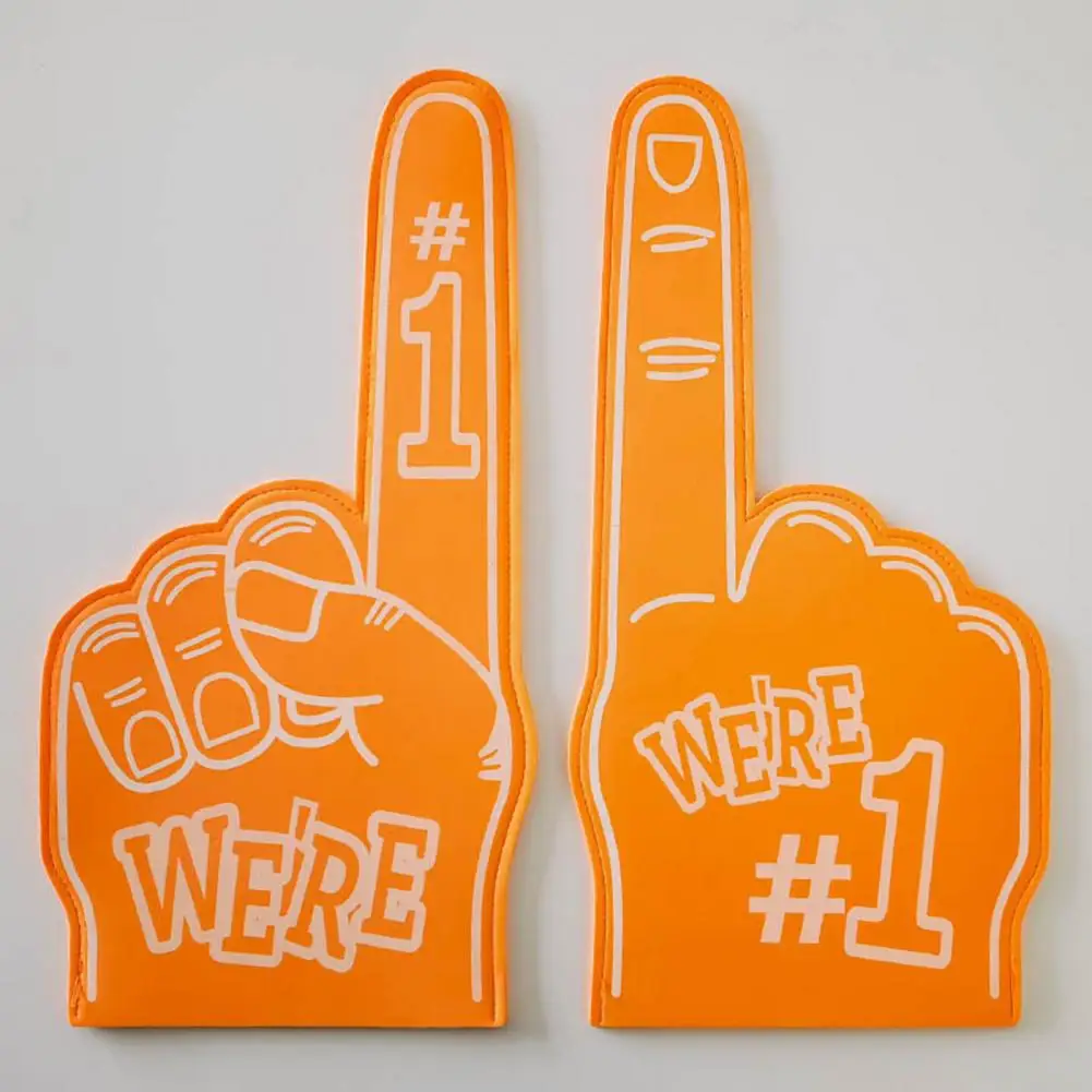Cheerleading Foam Finger We're Number 1 Hand Sports Events Celebration Cheerleading Victory Foam Hand Sports Fan Cheering Prop