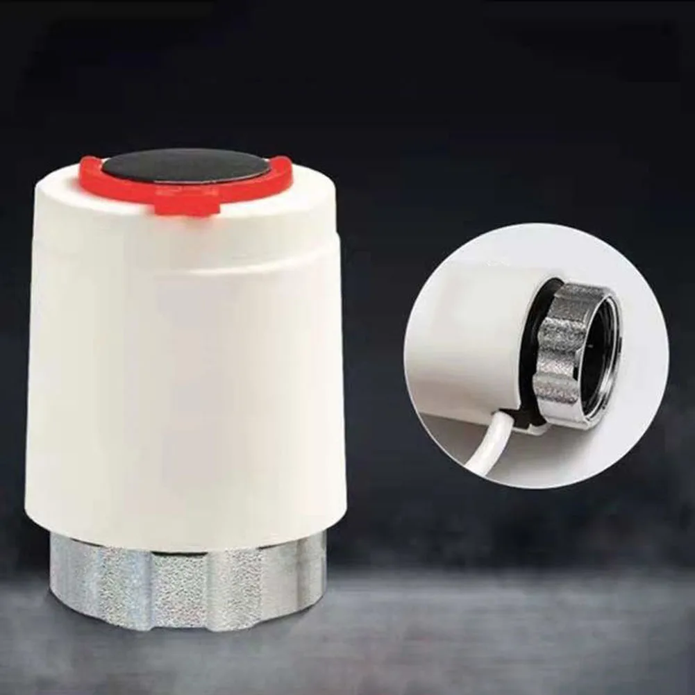 230v Floor Heating Actuator Electric Thermal Actuators Radiator 50Hz 2w 110N IP54 For Electric Heating Home Expansion Valve electric heating actuator