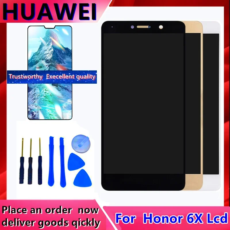 

5.5'' For Huawei Honor 6X LCD Display BLN-L24 BLN-AL10 BLN-L21 BLN-L22 Touch Screen Digitizer Mate 9Lite For Huawei GR5 2017 LCD