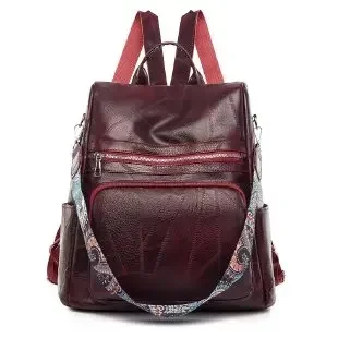 thumbnail image 1 of Bolsos de estilo sencillo para mujer, bolsos de moda para mujer, de cuero de color sólido, de gran capacidad, con doble cremallera, diseño ligero y lujoso, nuevos bolsos, 1 of 5