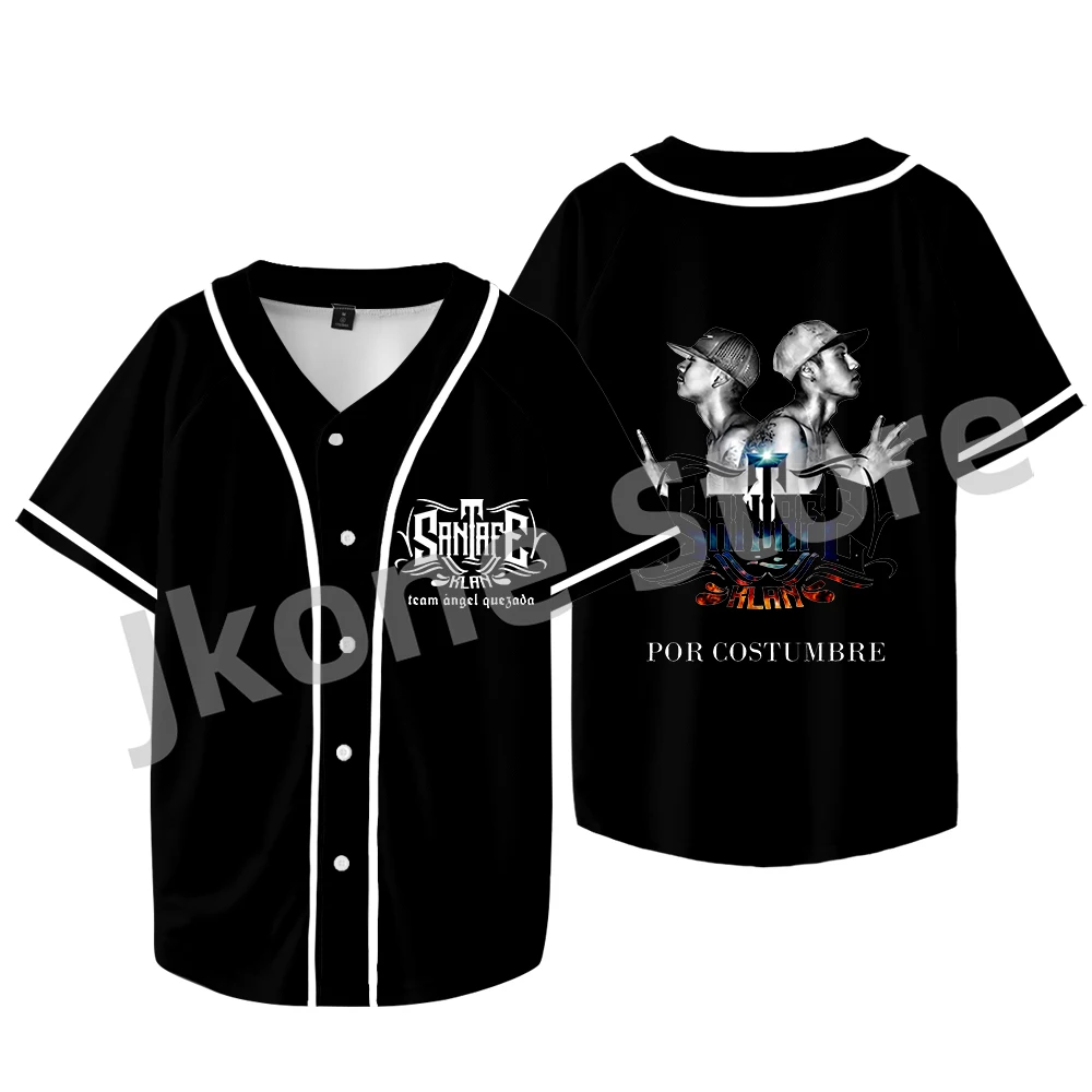 

Santa Fe Klan Merch Baseball Jacket Women Men Fashion Casual Short Sleeve Tee