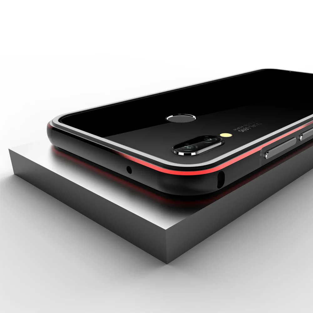 Dropshipping Dual Colors Aluminum Metal Bumper For Huawei P20 Pro P20Lite P20Pro Lite Nova 3e Cover CASE Carmera+Frame Protector