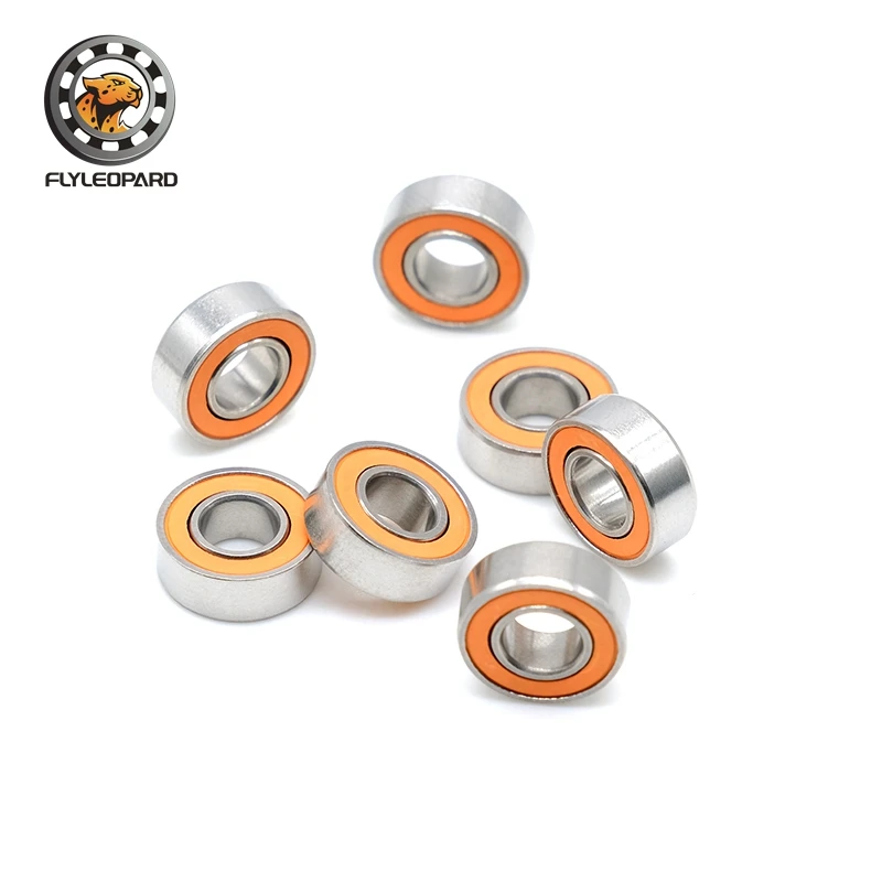 2PCS SMR115 2RS 베어링 5x11x4mm ABEC-7 스테인레스 스틸 하이브리드 세라믹 베어링 드라이 오션 낚시 릴 볼 베어링 SMR115