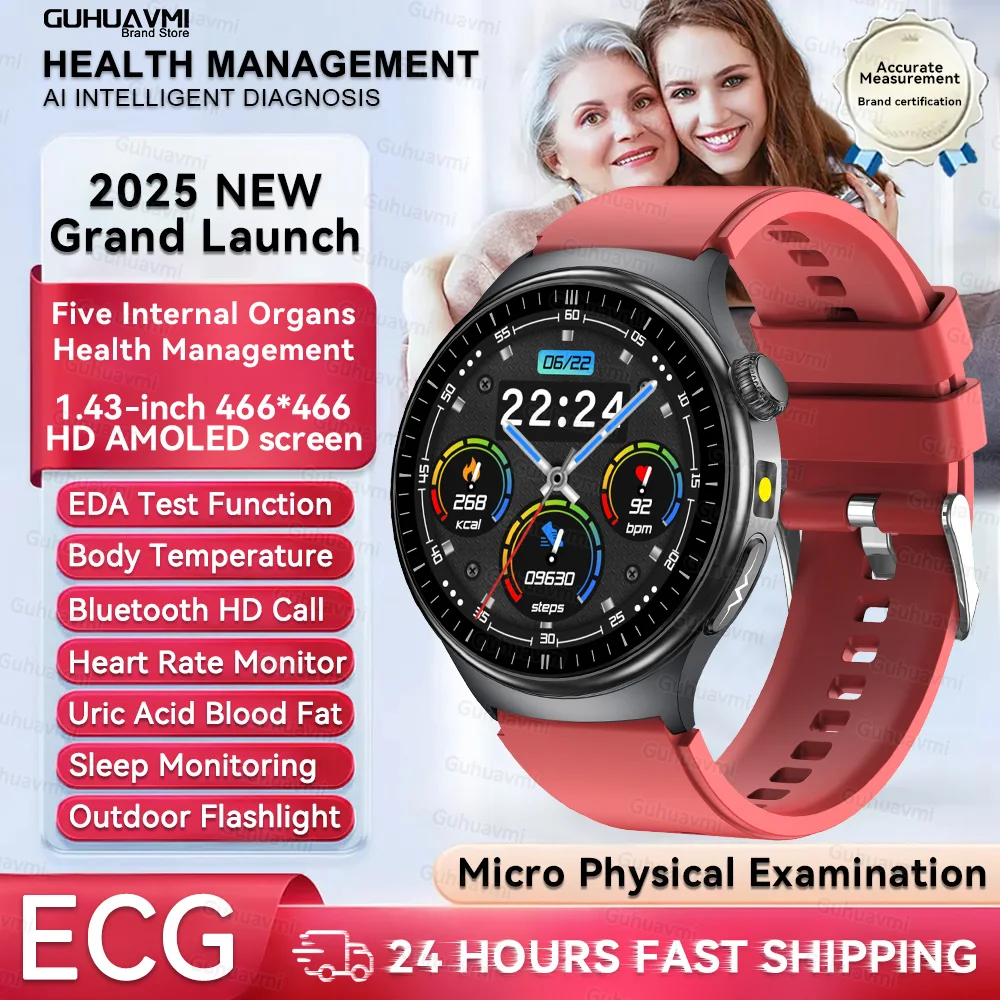 Nursing Grade Health Smartwatches For Men Women Precision Detection Heart thumbnail 9