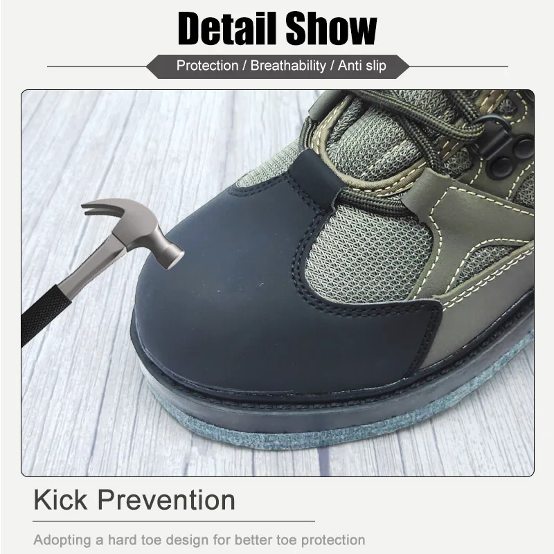 Fly Fishing Shoes Felt or Rubber Sole Boots Hunting Fishing Reed Rock Shoes Anti Skid Upstream Wading Boots Water Waders
