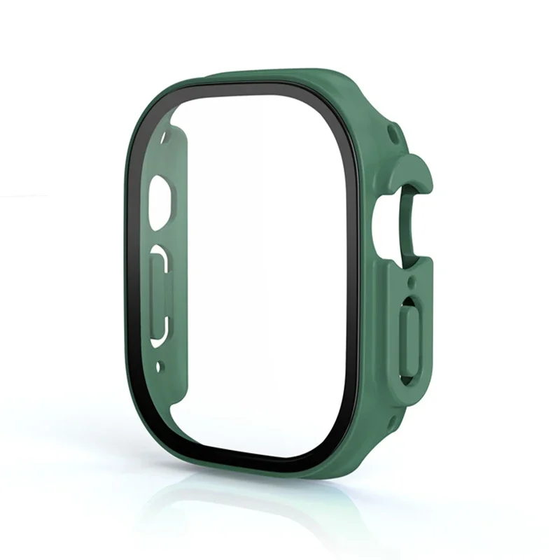Apple Watch Ultra Protection Kit: 49mm PC Bumper & Tempered Glass Screen Protector Cover