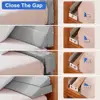Queen Size Bed Wedge Pillow Bed Gap Filler High Density Foam Adjustable Headboard Support Cushion Removable Cover Comfort and 5