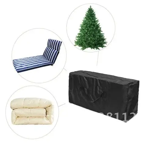 

Large Capacity Outdoor Garden Furniture Storage Bag Cushions Seat Protective Cover Waterproof Multi-Function Storage Bags 1pcs