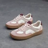 GKTINOO Spring Autumn Suede Sneakers Women Genuine Leather Patchwork Flats Lace-up Round Toe Ladies Training Shoes Handmade 6