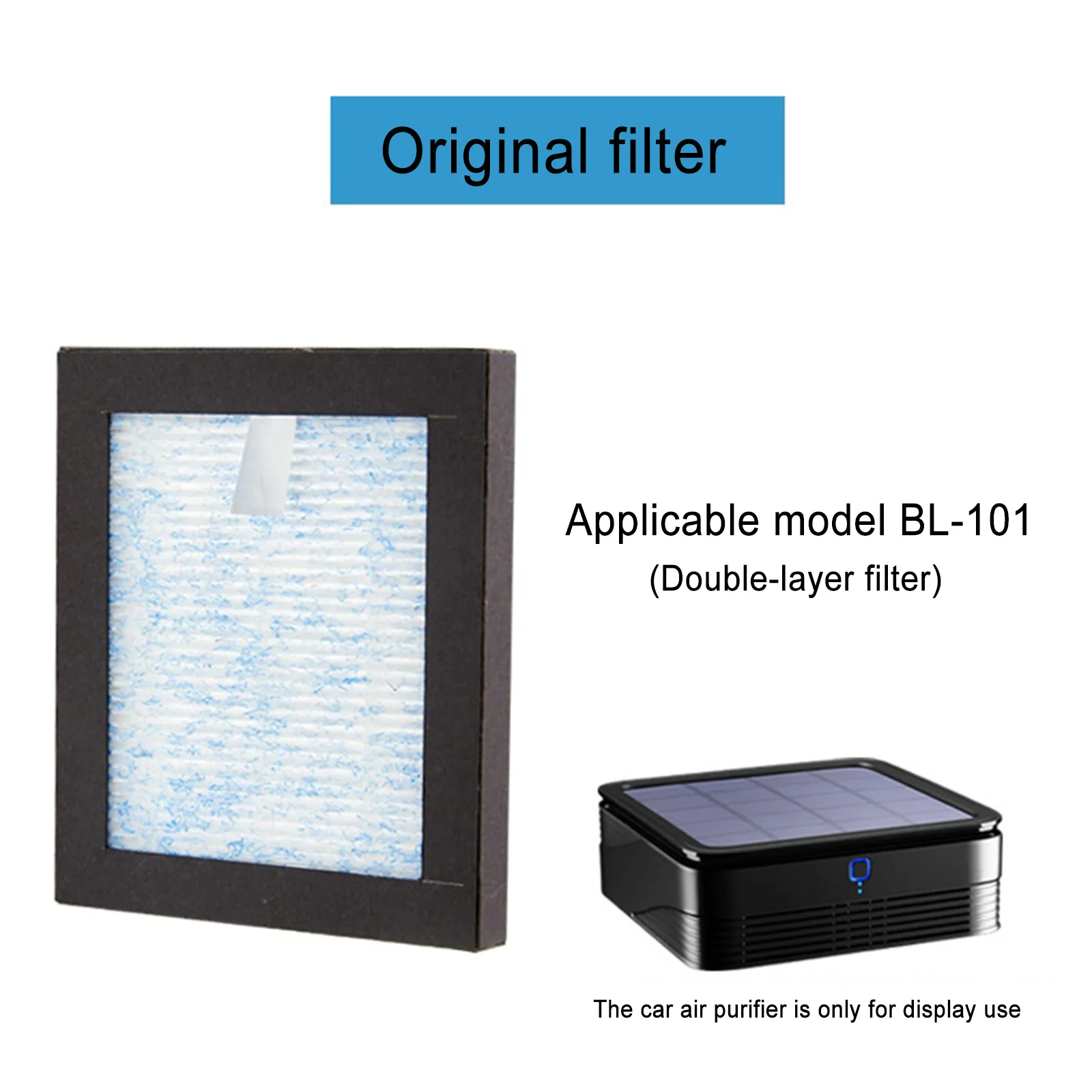 USB Car Charger Air Purifier Solar Vehicle-mounted Negative Lon Generator for Car Office Portable Placement Balm Box Design