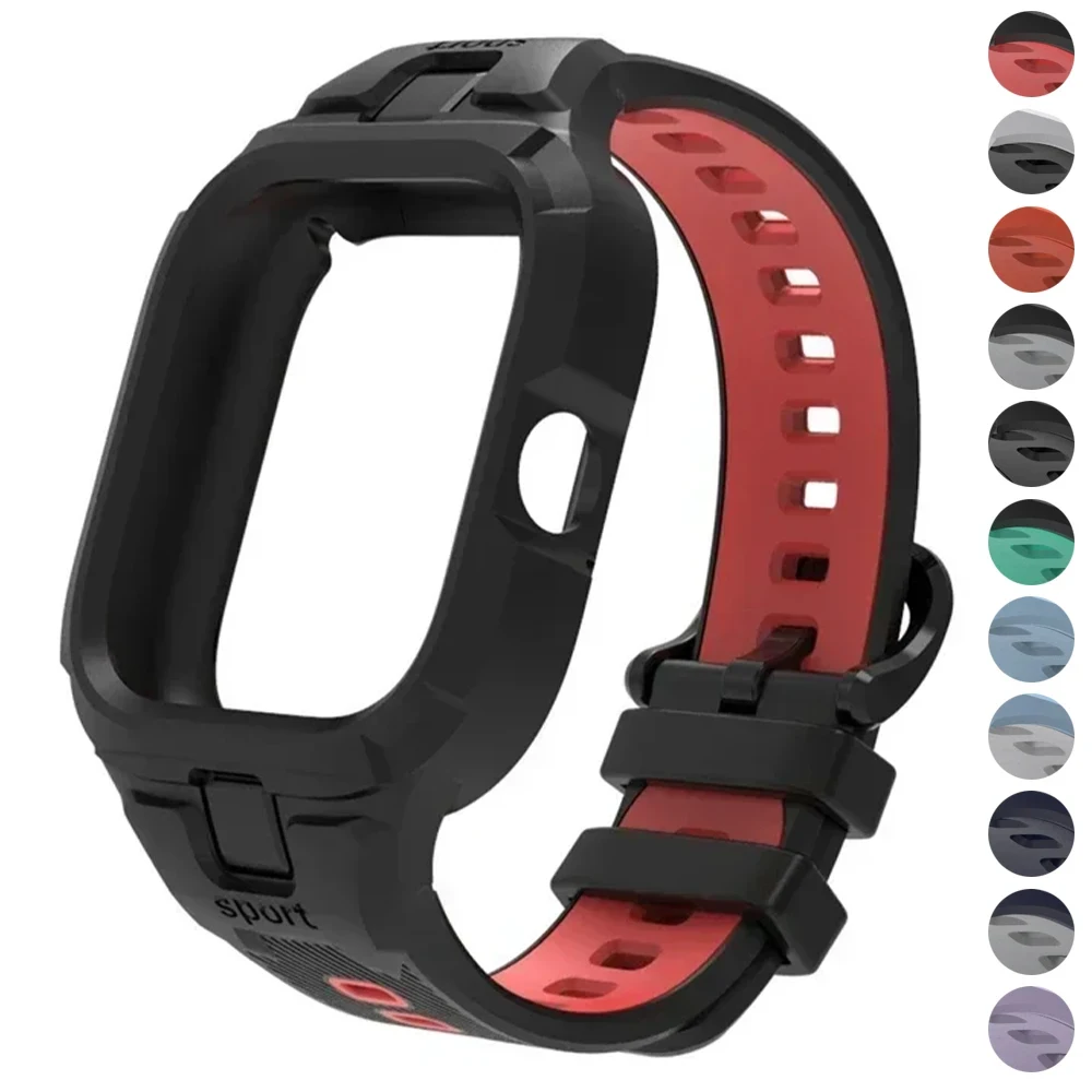 Enhanced Sport Silicone Strap - Replacement Soft TPU Wristband Bracelet and Smart Band Accessories
