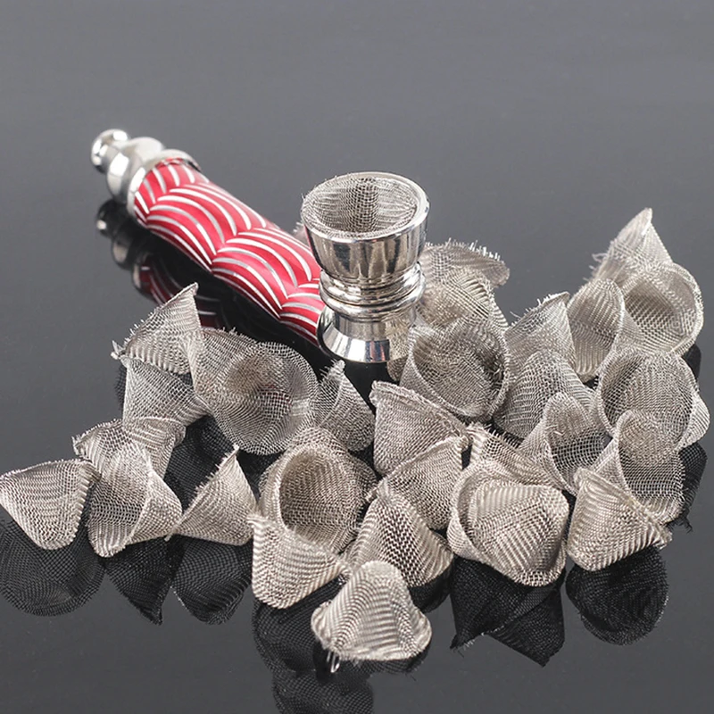 Smoking Pipe Filters 10/20Pcs Metal Ball Stainless Steel for Tobacco Accessories