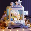 Rabbit Doll Machine Toy for Kids Mini Cartoon Claw Crane Machines with Light Music Children Toy Gifts Home Doll Grasping Machine 1