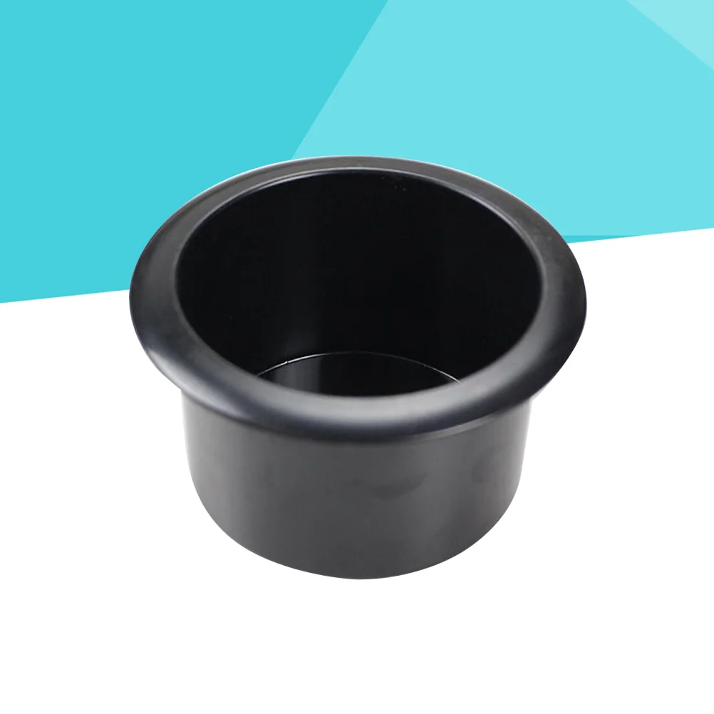 Plastic Replacement Cup Holder Insert Black Storage Cup for Sofa Car Poker Table plastic cup holder