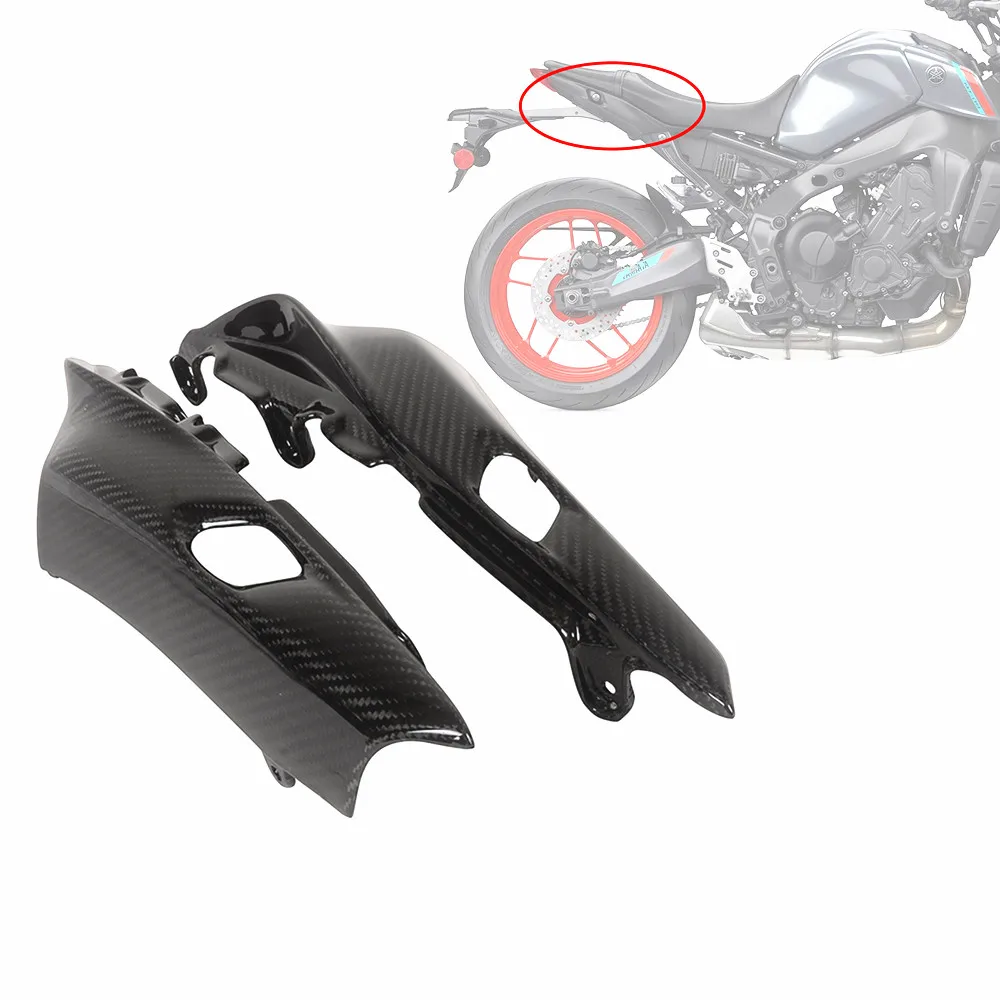 

Motorcycle Carbon Fiber Tail Seat Cover Side Fairing Rear Cowl for YAMAHA MT09 MT-09 Tracer 2021 2022