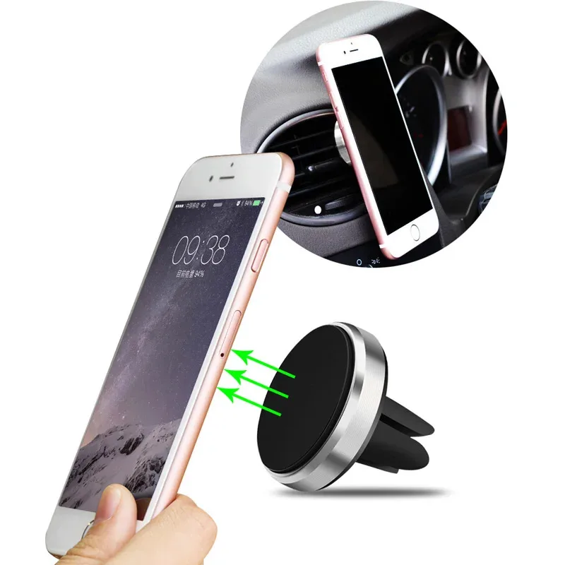 Phone Holder Magnetic Car Mount air vent smartphone mobile stand bracket cell GPS support in car for iPhone Xiaomi Mi Samsung LG