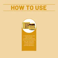 Crème réparatrice pour la peau au venin d'abeille 120g, réduit les rougeurs, élimine les imperfections, raffermit et hydrate en profondeur le visage et le corps 5