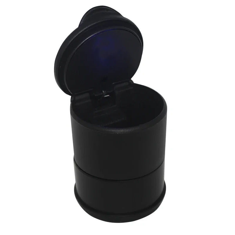 Portable Car Cigarette Ashtray Cup With LED Light Detachable One Touch Open Vehicle Ashtray Holder Auto Accessories