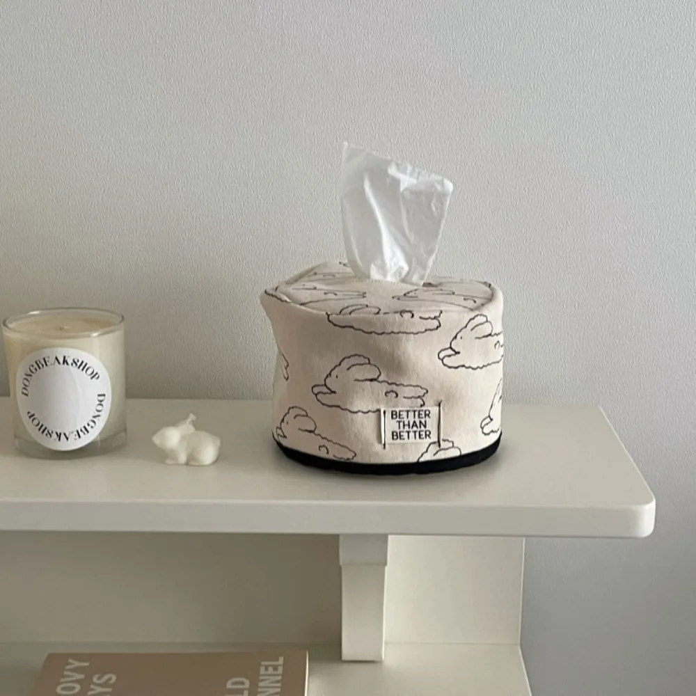 INS Bowknot Tissue Paper Storage Box Roll Paper Tissue Case Holder Car Napkin Tissue Box Living Room Table Decor Home Organizer