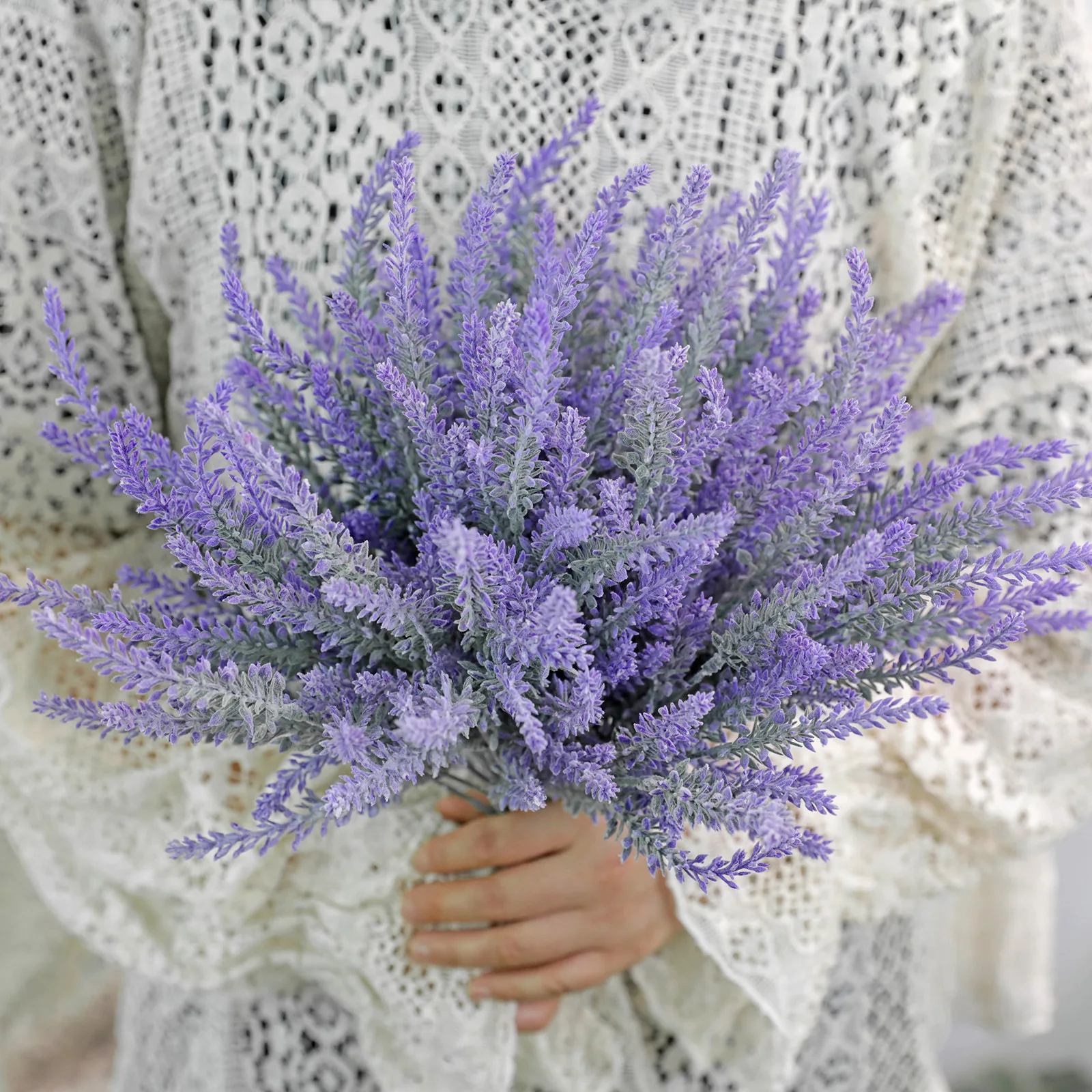 Natural Dried Flowers Flocked Lavender Bundle Plants Wedding Bridle Bouquet  Room Indoor Home Kitchen Office Table Decoration - AliExpress