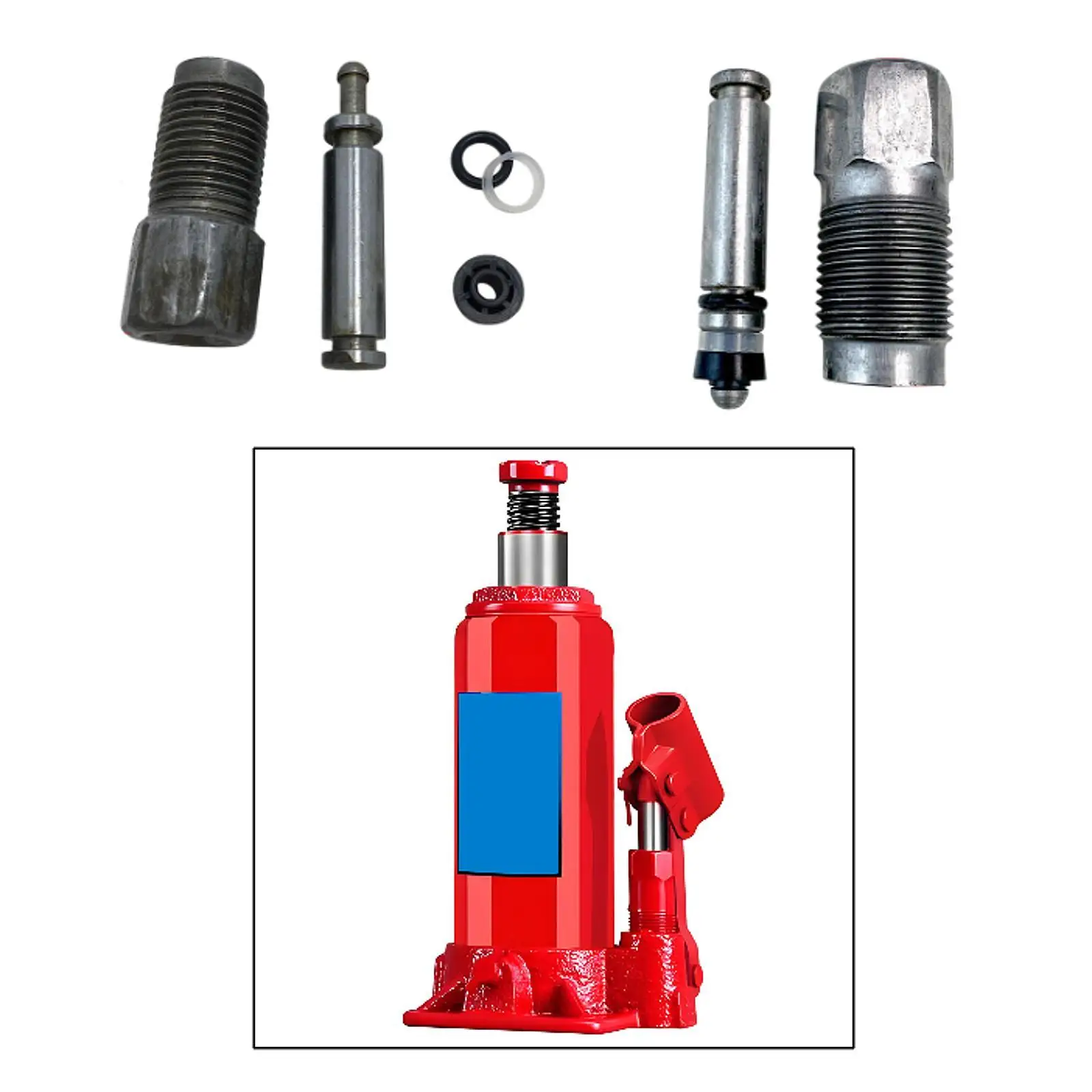 Automotive Hydraulic Jack Oil Pump Parts Seal Kit 2T Horizontal Jacks Parts