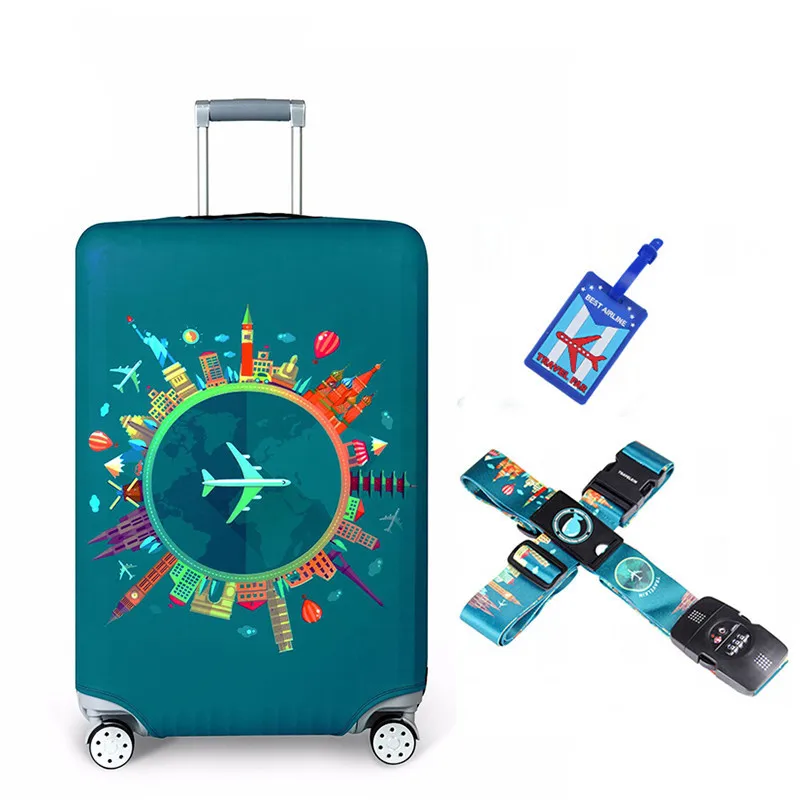 bag-set-protective-cover-luggage-case-travel-accessories-elastic-luggage-strap-apply-to-18''-32''-suitcase