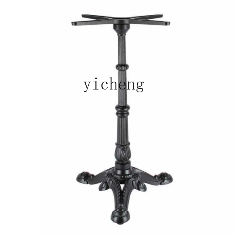 garden table white 78x78x72 cm cast aluminium Four-Claw Cast Iron Base Table Leg European Retro Tiger Claws Table Leg