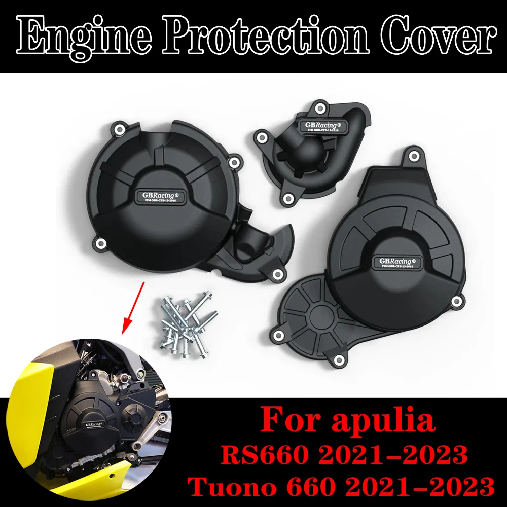 

RS 660 2021-2023 Engine Guard GBRacing Cover For Aprilia TUONO 660 RS 660 RS660 2021 2022 2023 Engine Case Protection Parts