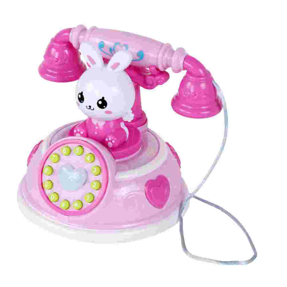 Simulated Telephone Simulation Toy Kids Plaything Cartoon Intelligence Child Playhouse 5