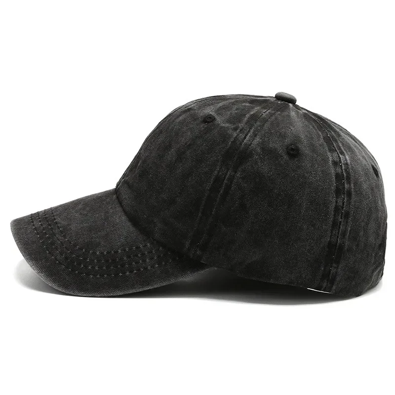 Women Men Cotton  Fashion Snapback Solid Baseball Cap Autum Winter Hat Outdoor Simple Vintag Visor Casual Cap Hat For Women Men 5