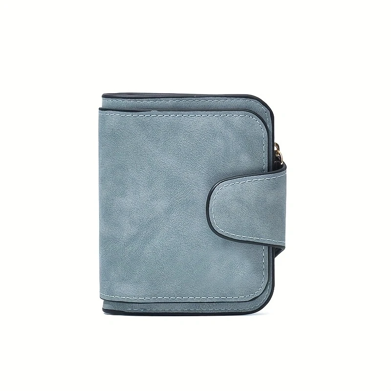 Frauen Brieftasche Matt Leder Lange Vintage Weibliche Kupplung Tasche Kreditkarte Halter Damen Zip Geldbörse Telefon Tasche Geld Clip – Detail 11