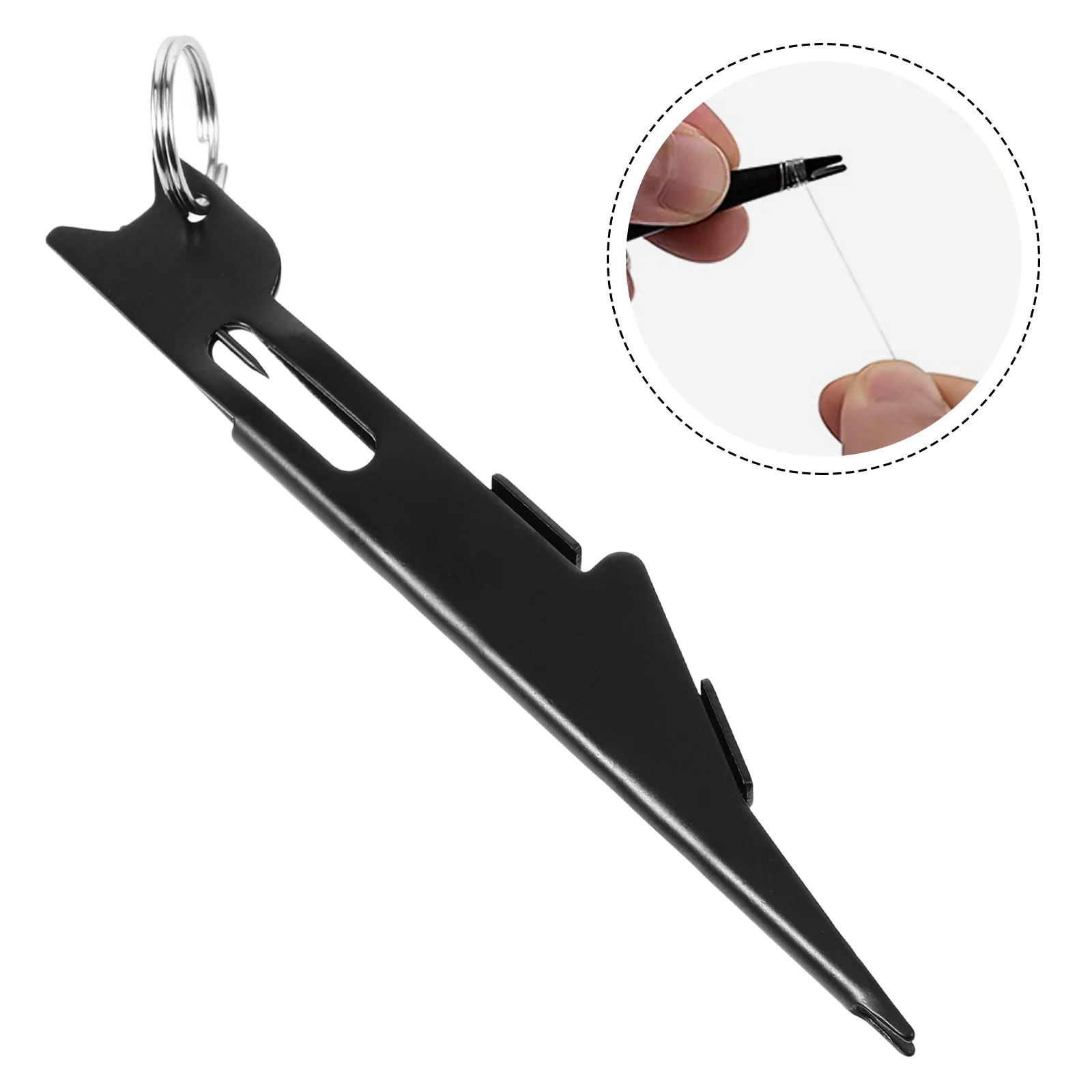 

Fishing Hook Tying Device Knot Kit Tool for Hooks Tools Quick Knotting Stainless Steel Tie Accessory Compact Tier