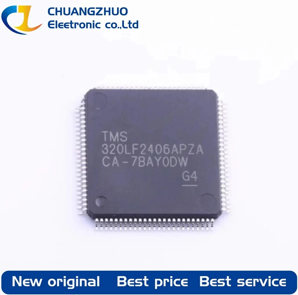 

1Pcs New original TMS320LF2406APZA 32KB 5KB FLASH 41 Other series LQFP-100(14x14) Microcontroller Units