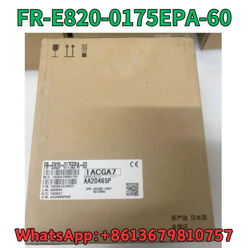 

New Frequency converter FR-E820-0175EPA-60 Fast Shipping