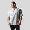 M-3XL Gym T-shirt Men Cotton Sports Short Sleeve Running T Shirt Fitness Loose Workout Tees Tops Summer Bodybuilding Clothing 2
