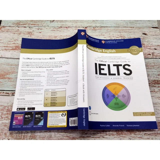 Improve your English language skills and prepare for the IELTS exam with The Official Cambridge Guide To IELTS English Students Book General Training Colored Print Version
