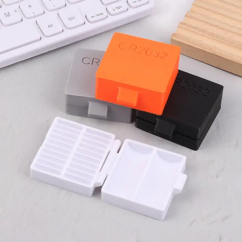 {NN72} 20홀 CR2032 배터리 박스 코인 셀 배터리 보관 케이스 소형 배터리..