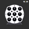 New Qiyi Clock Magnetic Puzzle Limited Edition Clock Magic Version Water Blue Coral Competition Dedicated  Column WCA 6