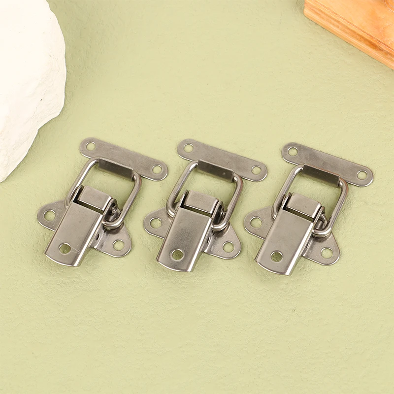 

1PC 304 Stainless Steel Aircraft Strap Strap Strap Latch Tool Box Bag Flat Mouth Buckle