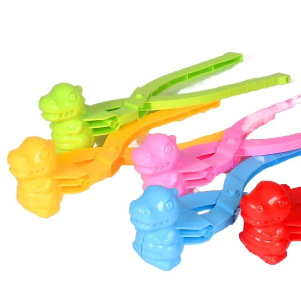 Plastics Santa Clau Snowball Maker Toy Christmas Tree Anti-slip Handle Christmas Tree Snowball Maker Clips Portable Santa Clau