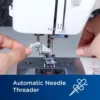 ST371HD Sewing Machine, Strong & Tough, 37 Built-in Stitches, Free Arm Option, 6 Included Feet 4