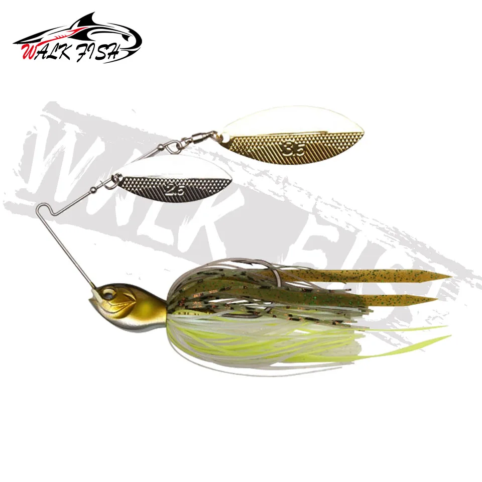 SPAZIERGANG FISCH 1PCS 18G Metall Köder Spinner Köder Harte Angeln Locken Swivel Wobbler Pesca Spinner Köder Spinnerbait Hecht fisch Tackle – Detail 2